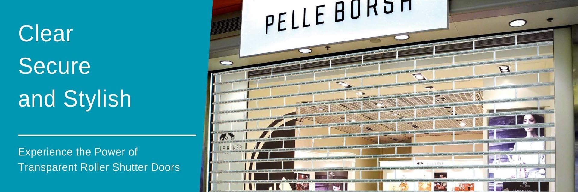 качество Прозрачная дверь с роликовой жалюзи завод