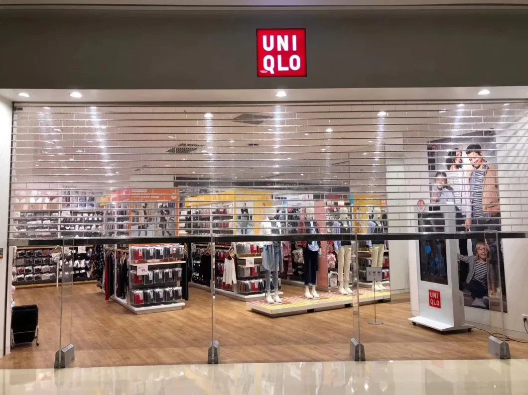 Commercial Security Fashion Shopfront Rolling Door for Shopping Arcades
