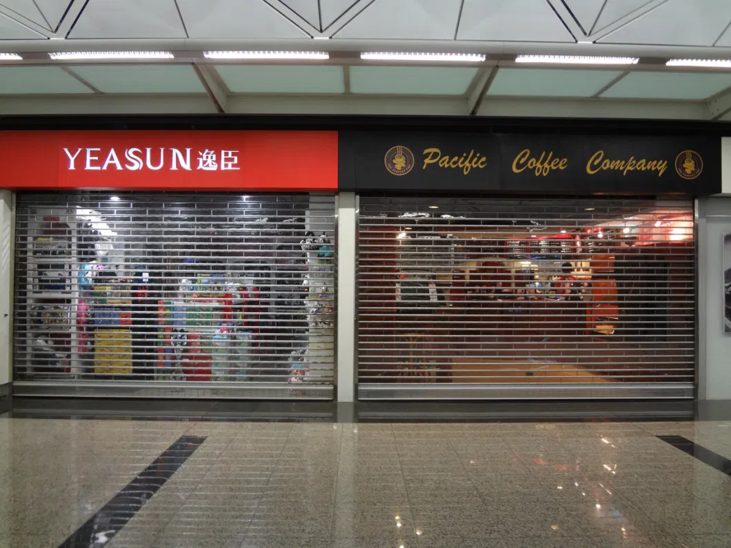 Commercial Security Fashion Shopfront Rolling Door for Shopping Arcades