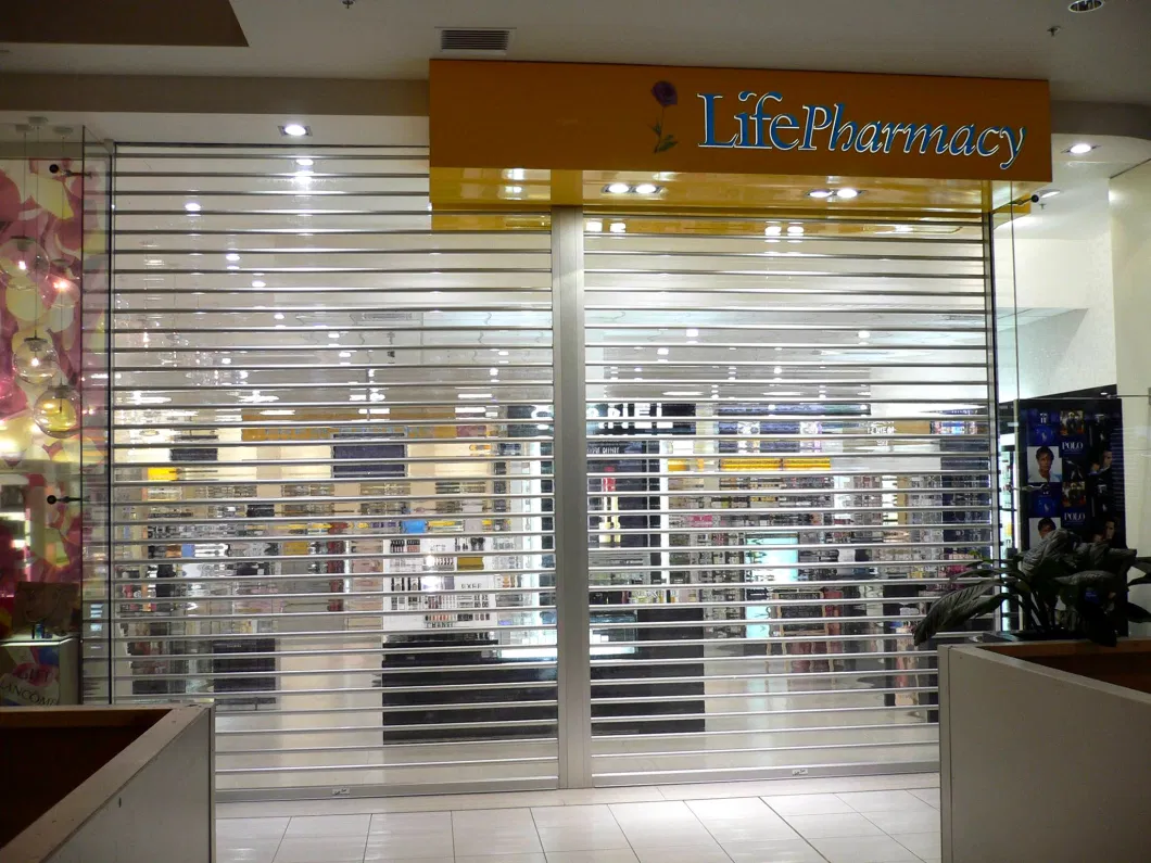 Commercial Security Fashion Shopfront Rolling Door for Shopping Arcades